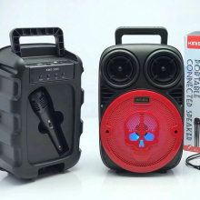 KMS-3395 Speaker Outdoor Portable Trolley Speaker DJ Speaker System Subwoofer Sound Box With LED Light